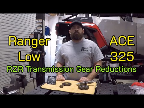 RZR Ace 325 and Ranger Low Gear Reduction Installation - Polaris RZR Transmission Part 2