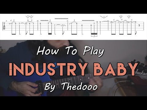How To Play "Industry Baby" By Lil Nas X - Thedooo Mini Cover Arrangement (Tutorial With TAB!)