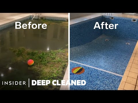 How An Abandoned Indoor Pool Is Deep Cleaned | Deep Cleaned | Insider