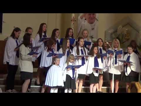 ,,Koncert poświęcony Św Janowi Pawłowi II' cz.1 Schola JUTRZENKA z Parafii pw W. NMP w Krasnem