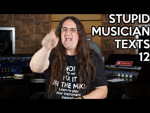 Stupid Texts from Musicians to Engineers 12 | SpectreSoundStudios