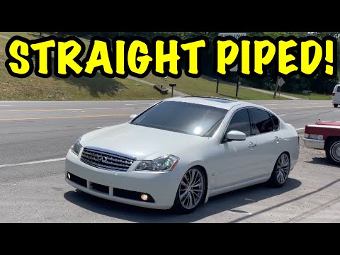 We Straight Piped an Infiniti M45 4.5L V8!