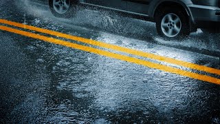 Driving In The Rain White Noise 🌧💧🚙  | Car & Rain Sounds with Windshield Wipers | 10 Hours