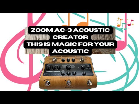 ZOOM AC-3 Studio / Live Acoustic Creator Multi-FX Pedal image 8