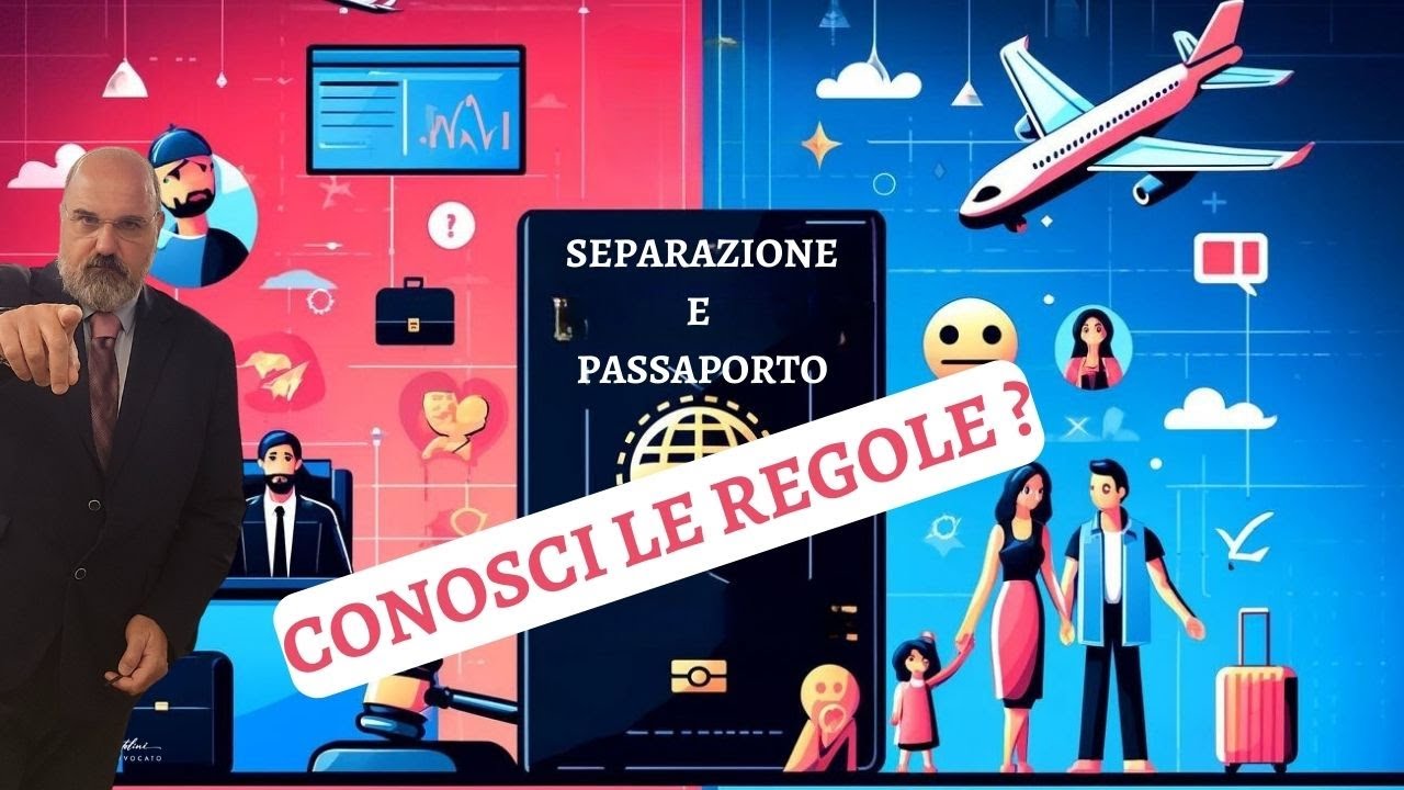 Separazione e 𝐏𝐀𝐒𝐒𝐀𝐏𝐎𝐑𝐓𝐎 per il Genitore del Figlio Minorenne: Conosci le 𝐑𝐄𝐆𝐎𝐋𝐄?