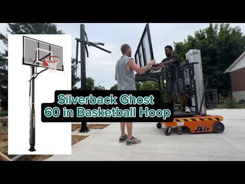 Silverback Ghost 60 in Tinted Glass Backboard INSTALL SB60