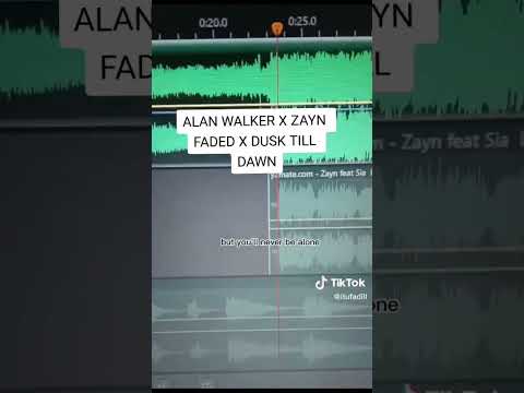 ALAN WALKER X ZAYN FADED X DUSK TILL DAWN MASHUP #mashupsong #remix #mashup #alanwalker #zaynmalik