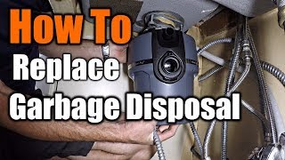 How To Replace A Broken Garbage Disposal | THE HANDYMAN |