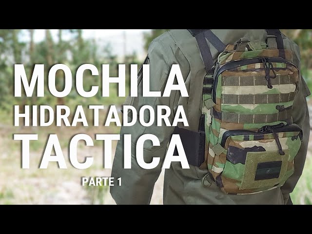 Vídeo relacionado con Wotony Mochila táctica militar para hombre, impermeable, mochila de asalto de 3 días, bolsa Molle con soporte para botella de agua (negro, 25 L)