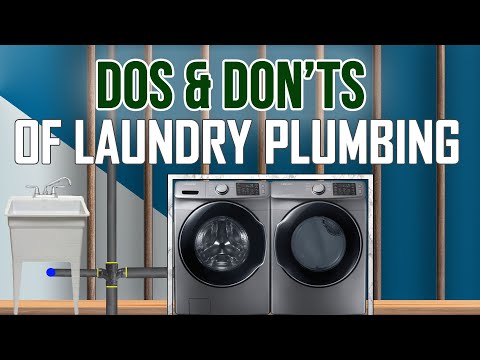 Dos & Don’ts of Laundry Plumbing - The Building Expert - 2020