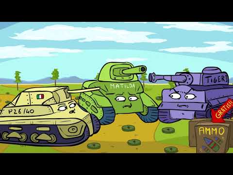 An English, a German and an Italian tank ... | Ad "World of Tanks"