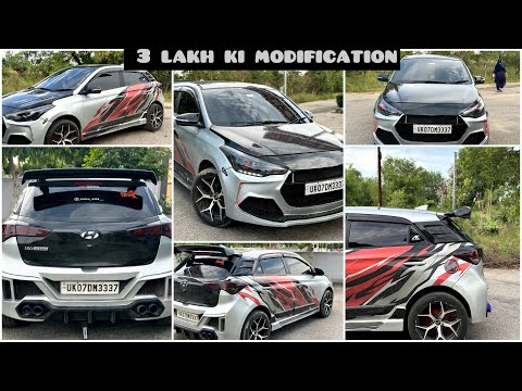 🔥i20 को बना दिया Mafia car😱||Full Modified🔥With Graphics🔥|| Loud Exhaust😱|| BodyKit🔥1 In India