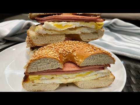 EASY AND SIMPLE FRIED BOLOGNA & EGG SANDWICH AT HOME | How to make Breakfast sandwich