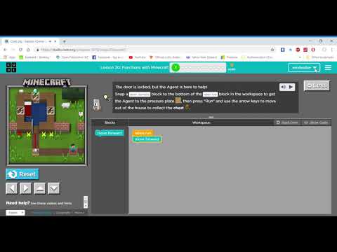 Lesson 20 Functions with Minecraft #1
