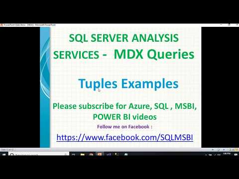 Tuples in MDX | mdx functions tuples | mdx tuples