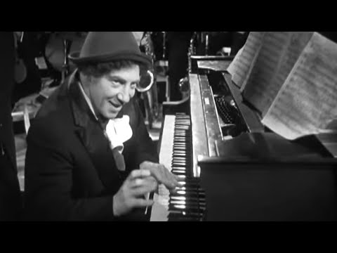 Chico Marx plays the piano on 