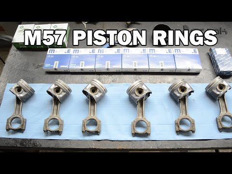 BMW M57 Engine Rebuild Crankshaft + Piston Rings Assembly