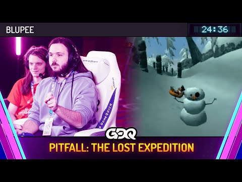 Pitfall: The Lost Expedition by Blupee in 24:36 - Awesome Games Done Quick 2024