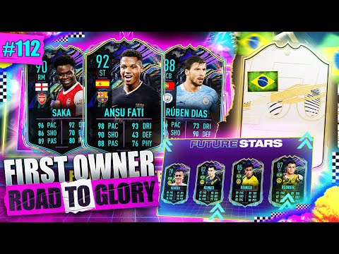 FUTURE STARS TEAM 2 IS INSANE!! BRAZILIAN ICON PACKED - FIRST OWNER RTG #112 - FIFA 21 Ultimate Team