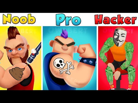 NOOB vs PRO vs HACKER - Ink Inc. - Tattoo Drawing - YouTube
