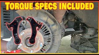 Replace Control Arm With Toyota Highlander Torque Specs Included