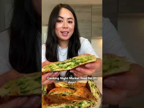 BIG Green Onion Pancake (5 Ingredients ONLY!)