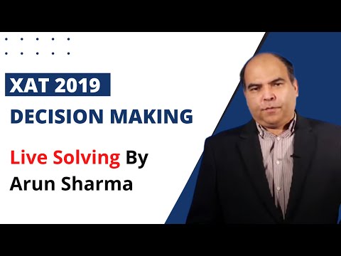 Decision Making Questions Practice Video Lecture - Crash Course for XAT ...