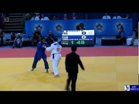 Judo 2011 World Championships Paris: Pasquet (FRA) - Cortes Aldama (CUB) [-70kg]