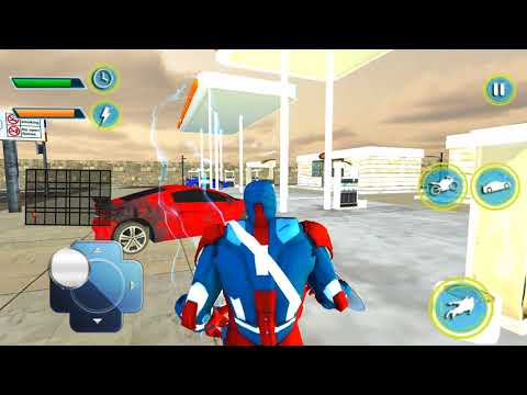 Flying Robot Captain Hero City Survival Mission / Android Game / Game Rock