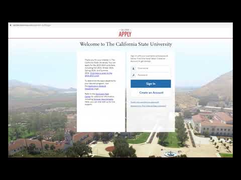 Cal State Apply Completing Your Profile Selecting A Program
