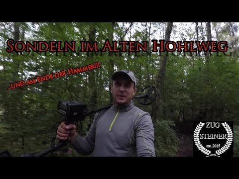 METAL DETECTING IN THE OLD DEFILE / SONDELN im alten Hohlweg