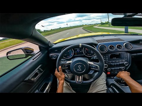 Straight Piped Shelby GT350 POV - Loud Exhaust, Hard Pulls & Epic Downshifts