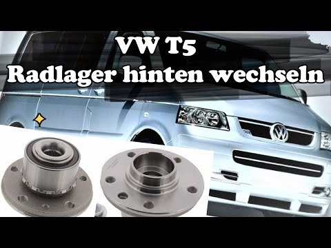 VW T5/T6 Radlager hinten wechseln (VW T5/T6 Rear Wheel Bearing Replacement)