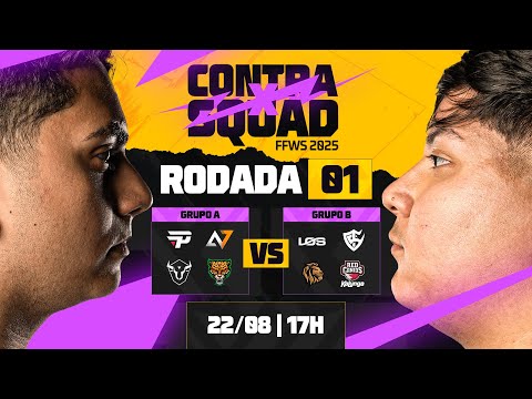 🚨 FFWS BR | SPLIT 2 🏆 CONTRA SQUAD | RODADA 1 - GRUPOS A e B | FREE FIRE | AO VIVO🚨 #freefire