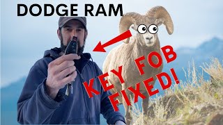 DODGE RAM KEY FOB TROUBLESHOOTING & FIX !