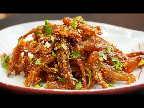 Cá Khô Rang Chua Ngọt Món ăn tốn Cơm ngày mưa - Sweet and sour dried fish