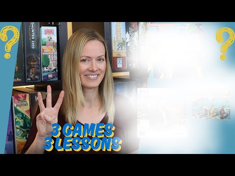 3 GAMES with Complex Lessons | Mechanics Paired Perfectly with Theme & Concepts