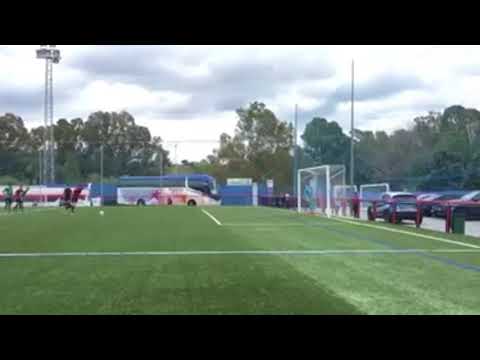 Gol de Dani Cintrano para el San Pedro ante el Huétor Vega