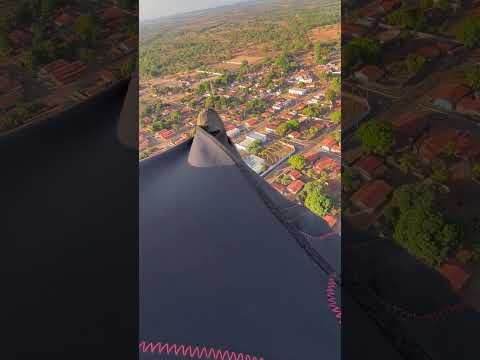 Pousando em chapada de areia