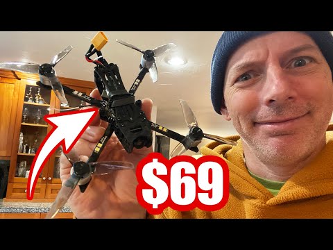 SCARY CHEAP DRONE... The $69 Darwin Fpv Ape 3" Toothpick Drone! 🛸