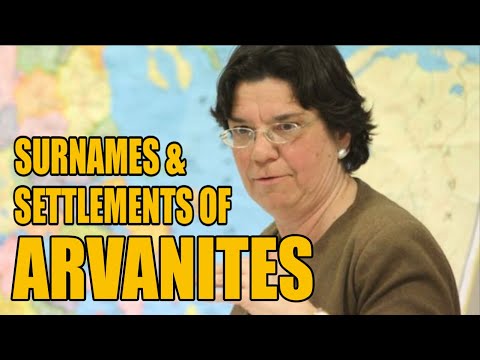 Surnames & settlements of Arvanites in Greece @kryezoti​