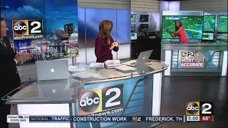 Meteorologist Lynette Charles bats for Home Runs for the Homeless