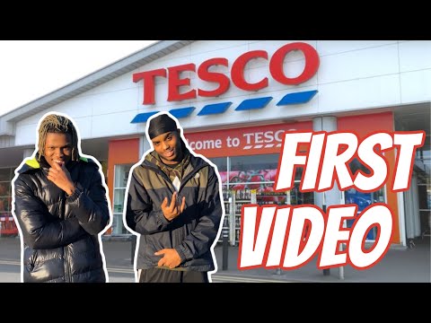 MY FIRST VIDEO | TESCO VLOG