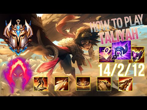 TOP 1 CHALLENGER Guides How to Play Taliyah Mid & Carry + Best Build/Runes Season 12