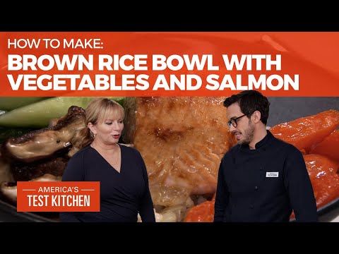 How to Make a Hearty Brown Rice Bowl with Vegetables and Salmon