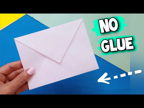 PAPER ENVELOPE NO GLUE | SIMPLE & EASY PAPER ENVELOPE |ORIGAMI
