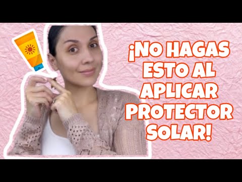ERRORES AL APLICAR PROTECTOR SOLAR-Bren EsAv