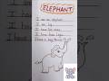 5 Lines Essay On Elephant Essay On Elephant Essay Elephant 5linesessay Englishgrammar
