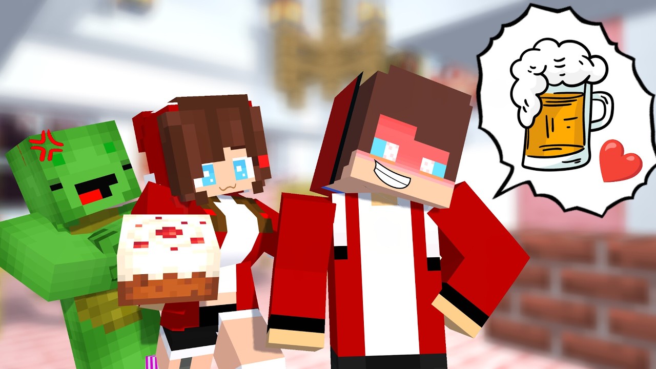 MAIZEN : What Happened to JJ? The Mystery Potion - Minecraft Animation JJ & Mikey