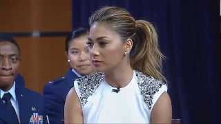 Nicole Scherzinger Salutes Our Troops, Previews &#39;I Can Do That&#39;